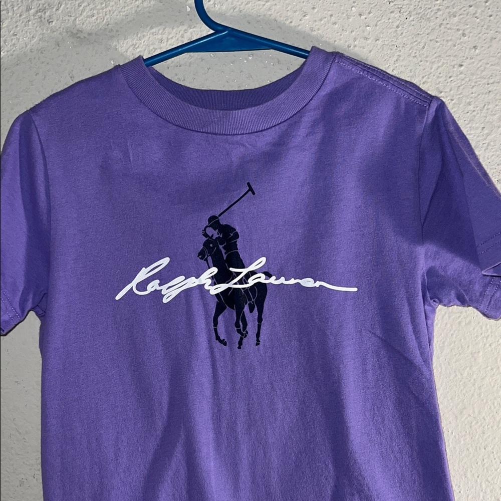 Ralph Lauren Kids Tee in Purple